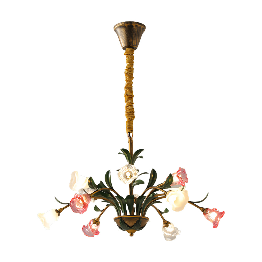 Vintage Floral Chandelier Vintage Rustic Branch Ceiling Light
