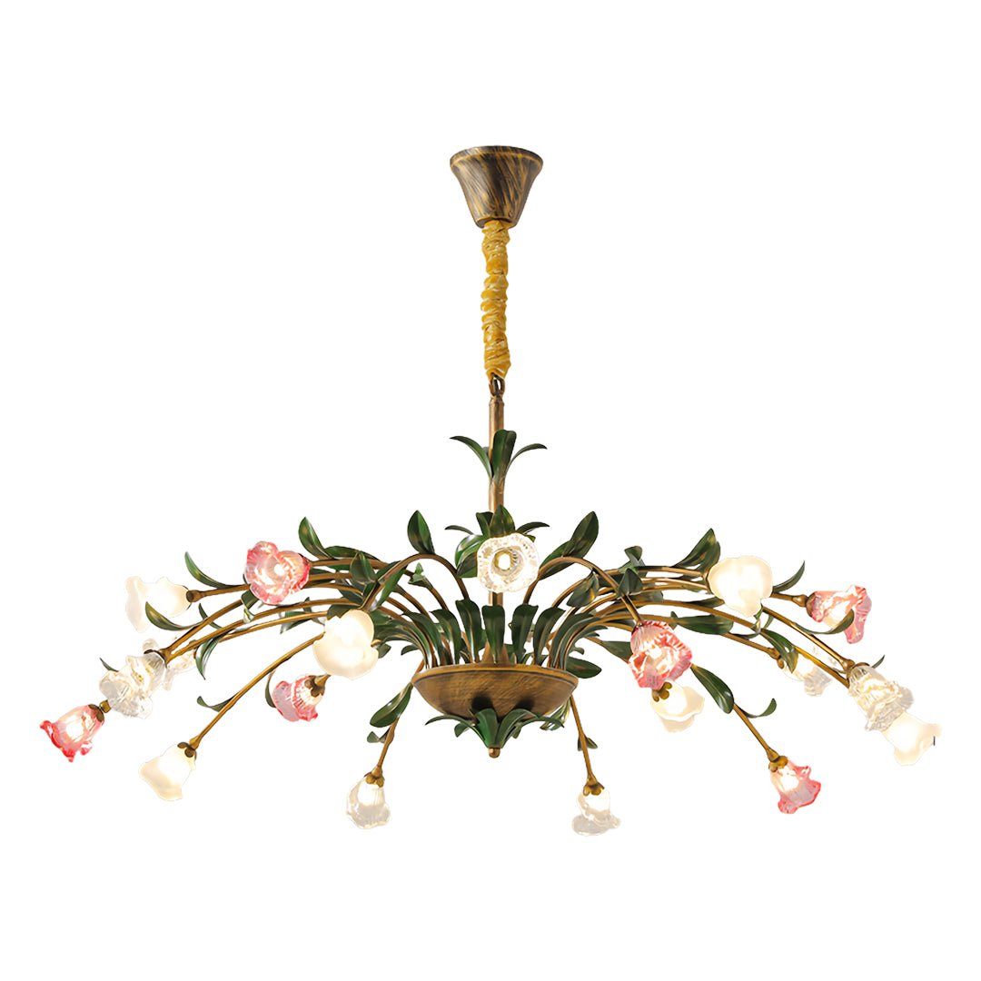 Vintage Floral Chandelier Vintage Rustic Branch Ceiling Light