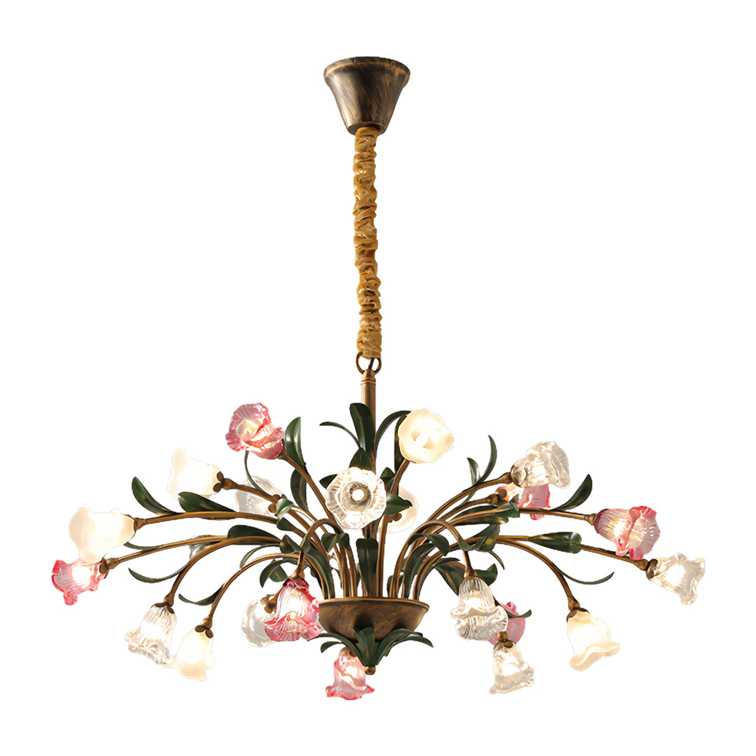 Vintage Floral Chandelier Vintage Rustic Branch Ceiling Light