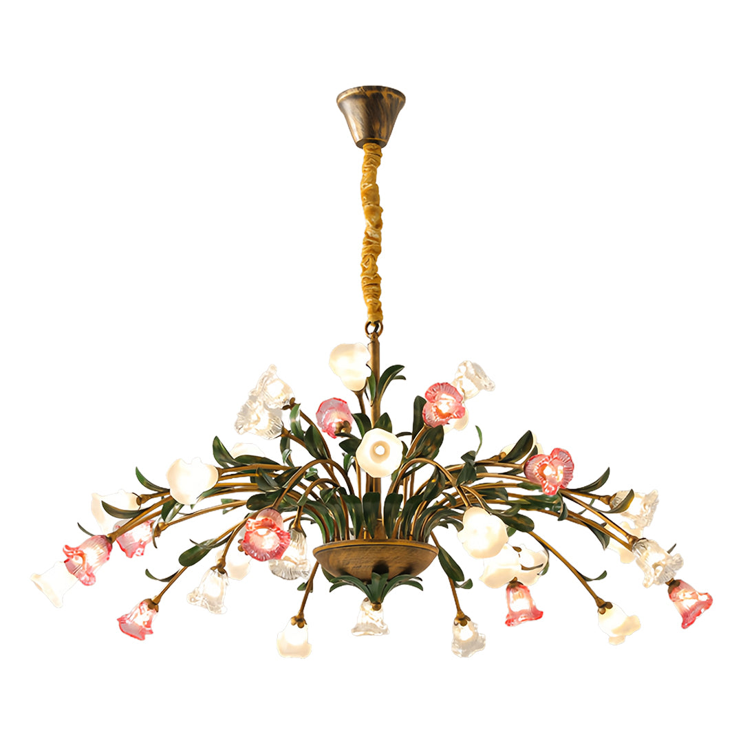 Vintage Floral Chandelier Vintage Rustic Branch Ceiling Light