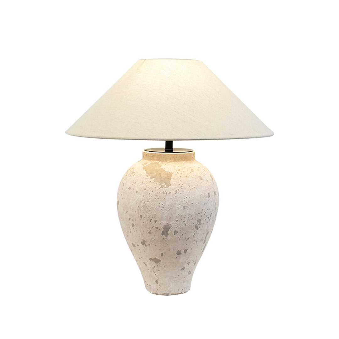 Pottery Table Lamps Wabi-Sabi Ceramic Decorate Light
