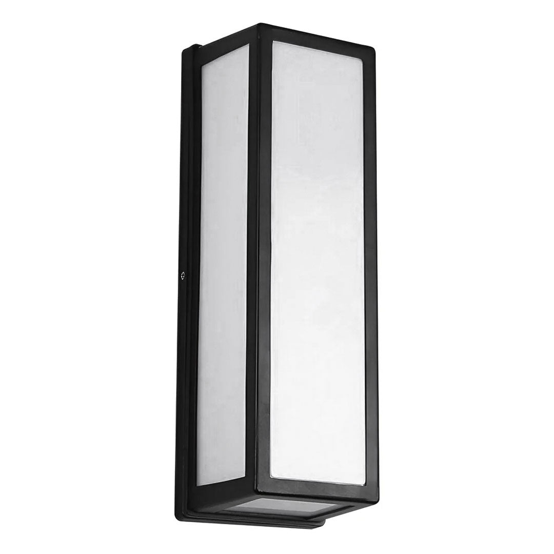 Contemporary Outdoor Wall Light Black LED Waterproof Light