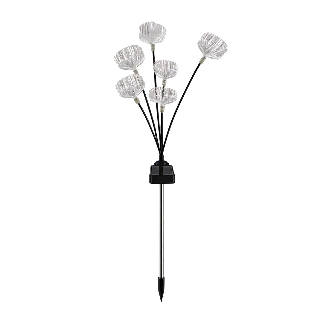 【4 PCS】Solar Garden Stake Lights Jellyfish Fiber Optic Light