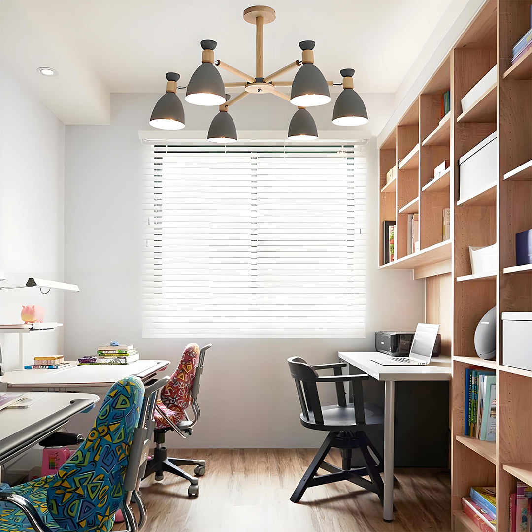 6-light LED Nordic Pendant Lighting Chandelier Hanging Ceiling Lights