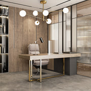 6-light Sputnik LED Electroplated Glass Gold Modern Chandeliers Ceiling Lights