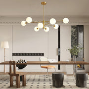 Industrial Modern Cluster Globe Geometric Pendant Light Ceiling Light