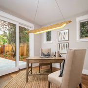 Unique Wood Design LED Modern Rustic Pendant Lighting Ceililng Lights