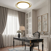 Minimalist Circular Dimmable LED Modern Flush Mount Ceiling Lighting