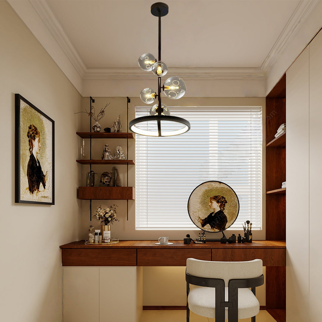 Circles Glass Balls LED Modern Pendant Lighting Ceiling Lights