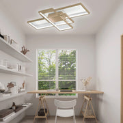 Display Of Rectangles Abstract LED Flush Mount Ceiling Lights