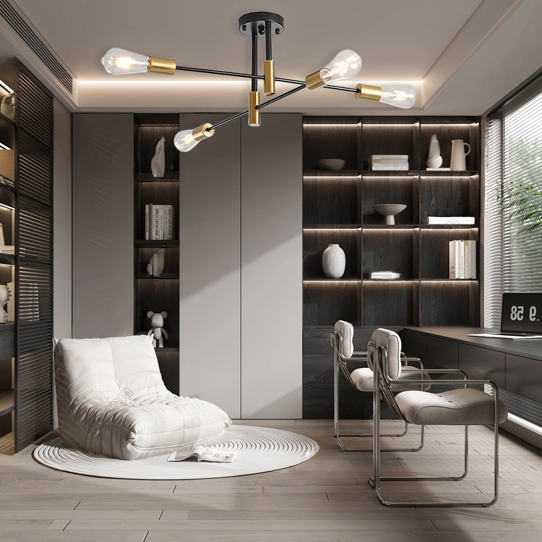 Modern Iron Sputnik Chandelier Lighting Up Your Surroundings