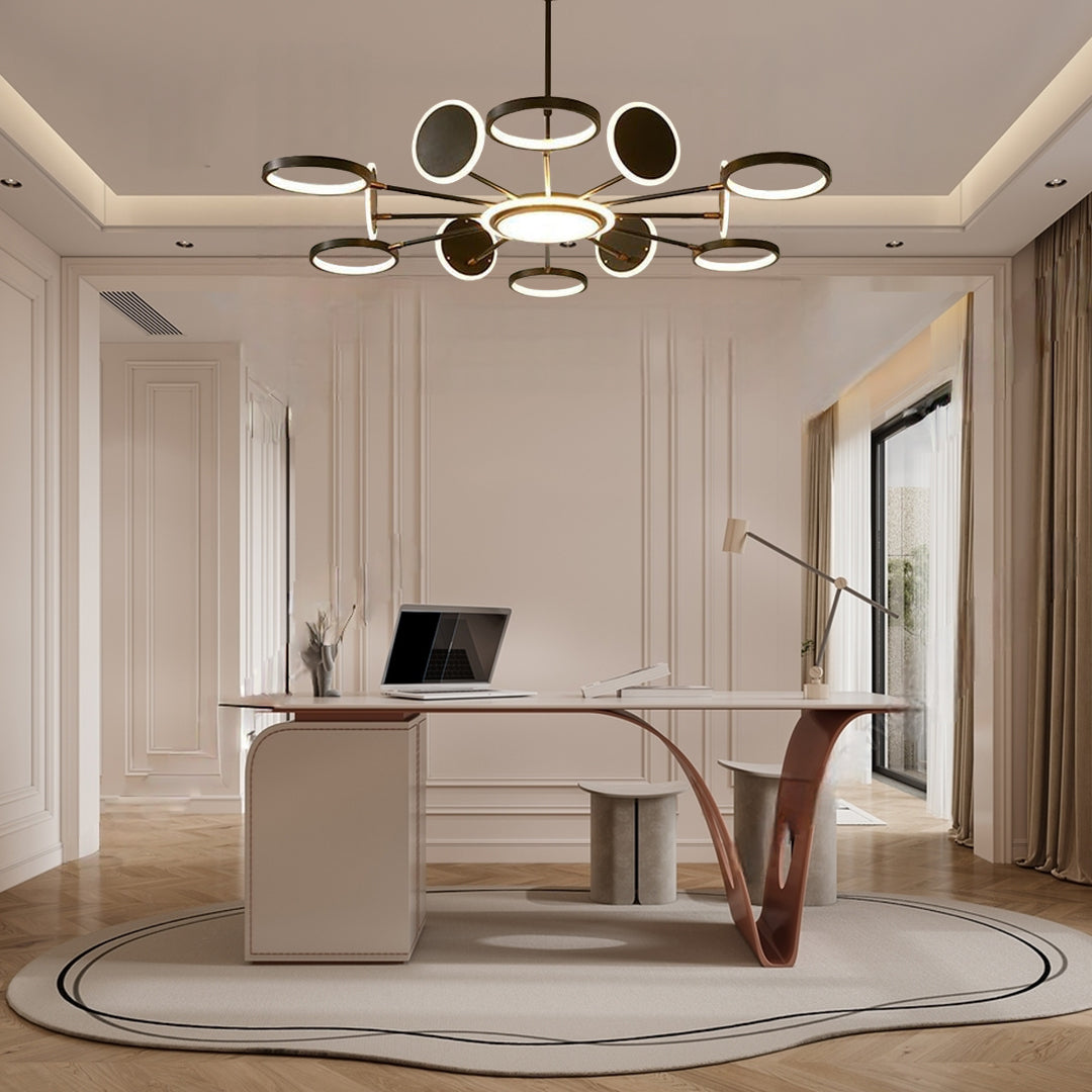 Multi Circle Design Pendant Lighting Acrylic Aluminum Alloy LED Ceiling Lights