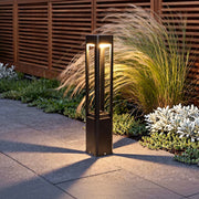 Quadruple-Sided Aluminum LED Bollard Lights Open Design for Optimal Illumination