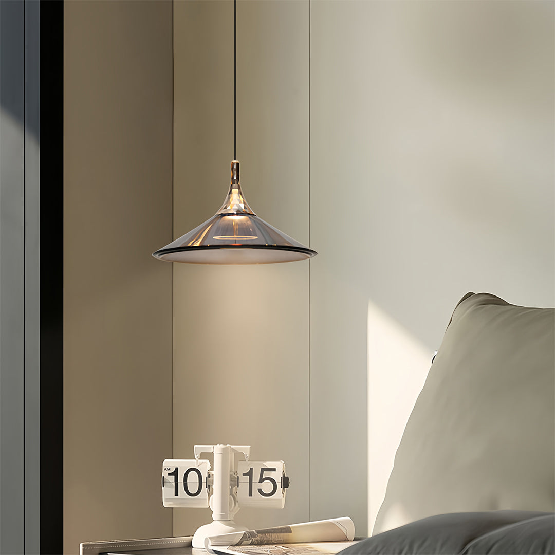 Rise and Fall Pendant Lights Aluminum Acrylic Ceiling Light