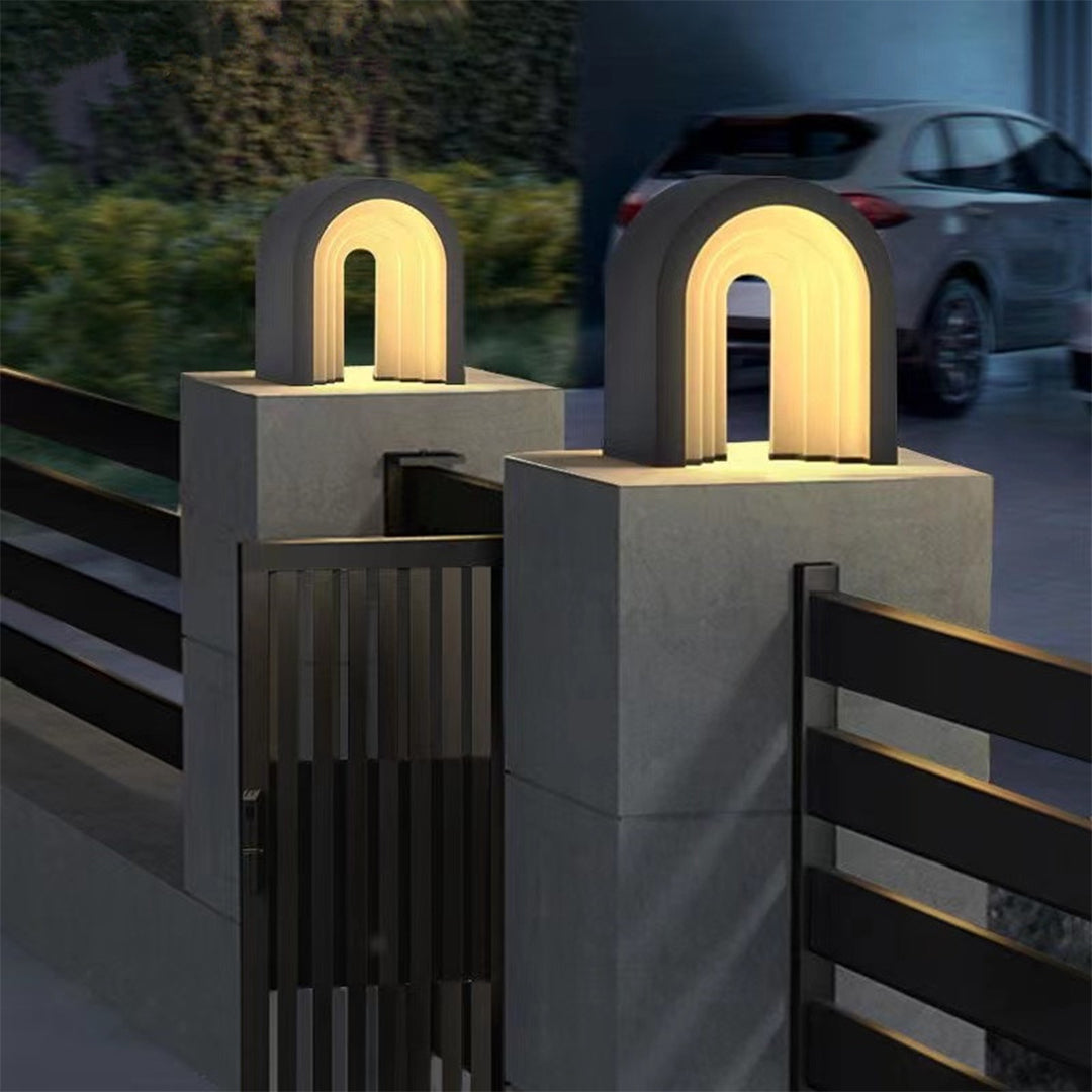 Outdoor Garden Pillar Lights Modern Minimalist Courtyard Column Light