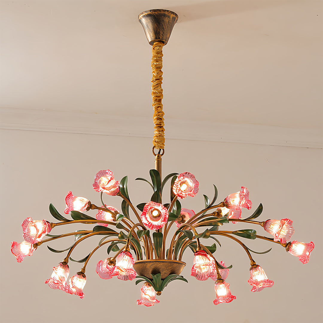 Vintage Floral Chandelier Vintage Rustic Branch Ceiling Light