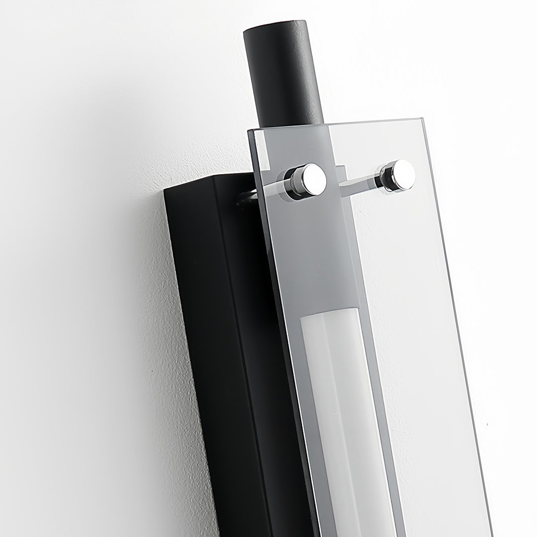 LED Wall Strip Lights Black for Hallways Up-Down Linear Lamp