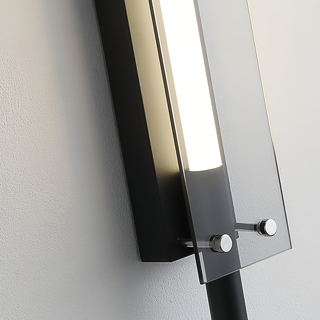 LED Wall Strip Lights Black for Hallways Up-Down Linear Lamp