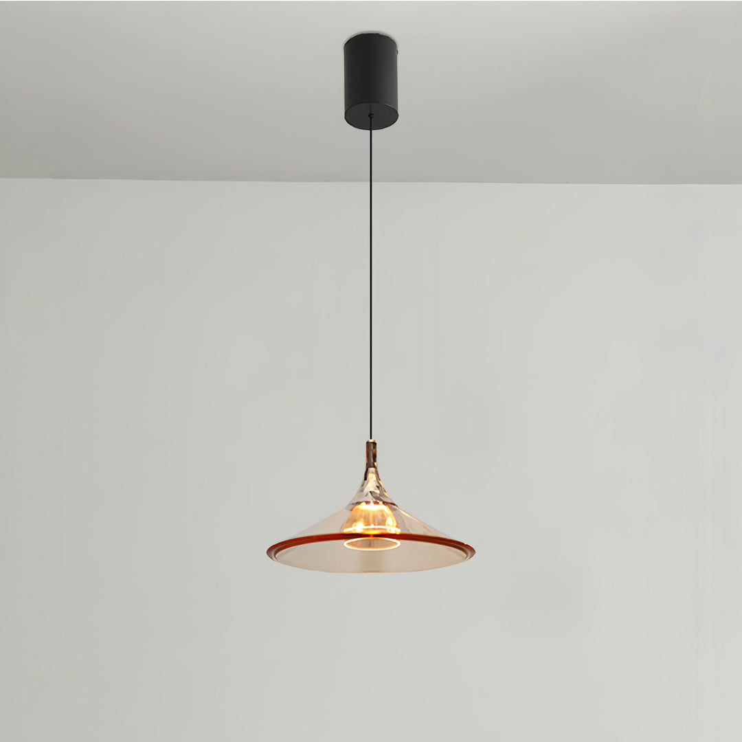 Rise and Fall Pendant Lights Aluminum Acrylic Ceiling Light