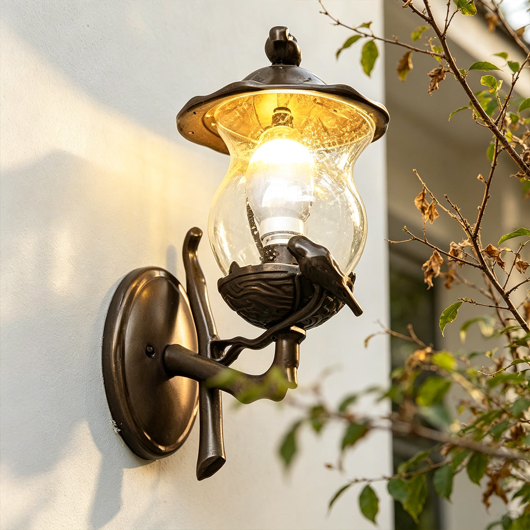 Bird Wall Light European Style Creative Outdoor Light