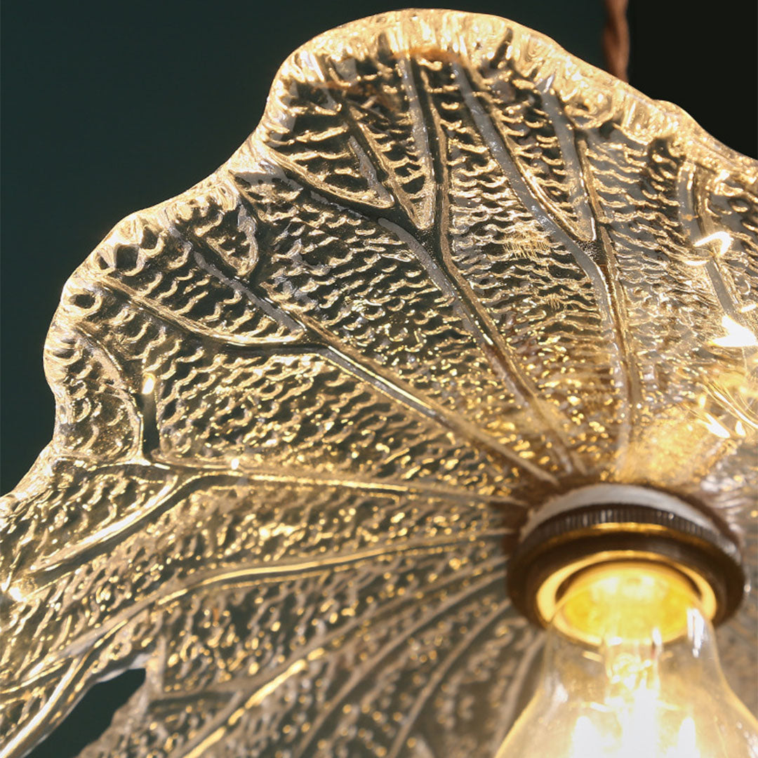 Lotus Light Pendant Japanese Retro Leaf Small Pendant Lamps