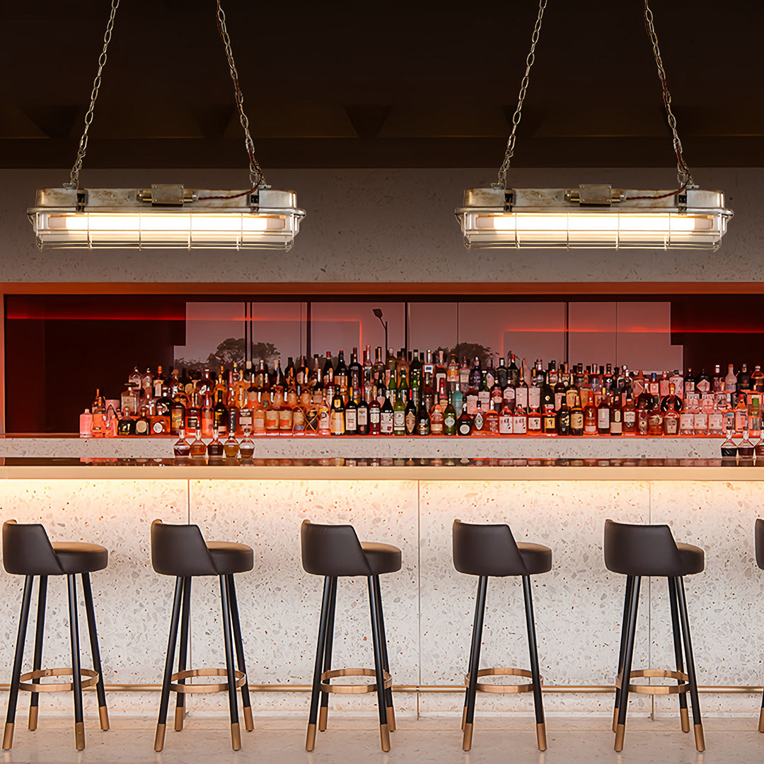 Industrial Pendant Lights Glass Shade Single-Head Retro Creative Light