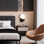 Modern Bedside Wall Lights Creative Curved Metal LED Light