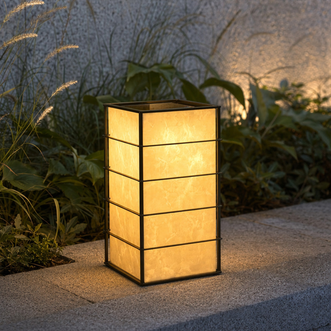 Bollards with Solar Lights Outdoor Waterproof Landscape Light