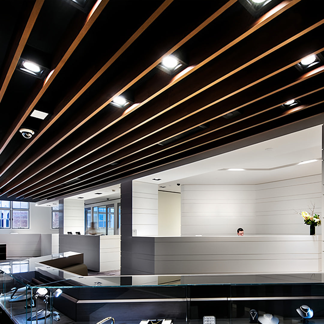 Square Recessed Downlights Modern Grille Recessed Ceiling Lights