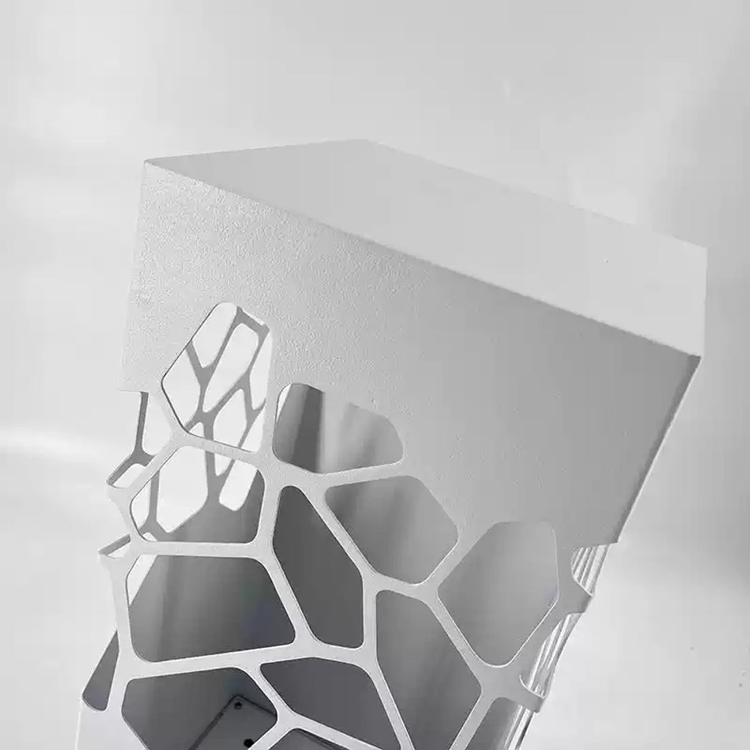 White Landscape Lights Outdoor Waterproof  Decorative Hollow Bollard Light