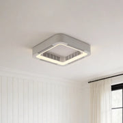 Low Profile Bladeless Ceiling Fan with Light Inverter LED Light