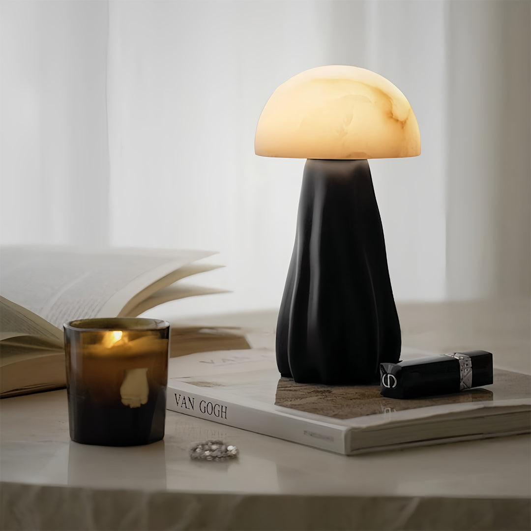 Table Mushroom Lamps Nordic Resin  LED Unique Atmosphere Lamp