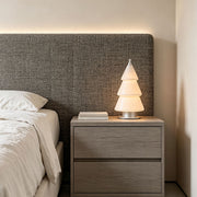 White Contemporary Table Lamp Cedar Christmas Tree Table Lamp