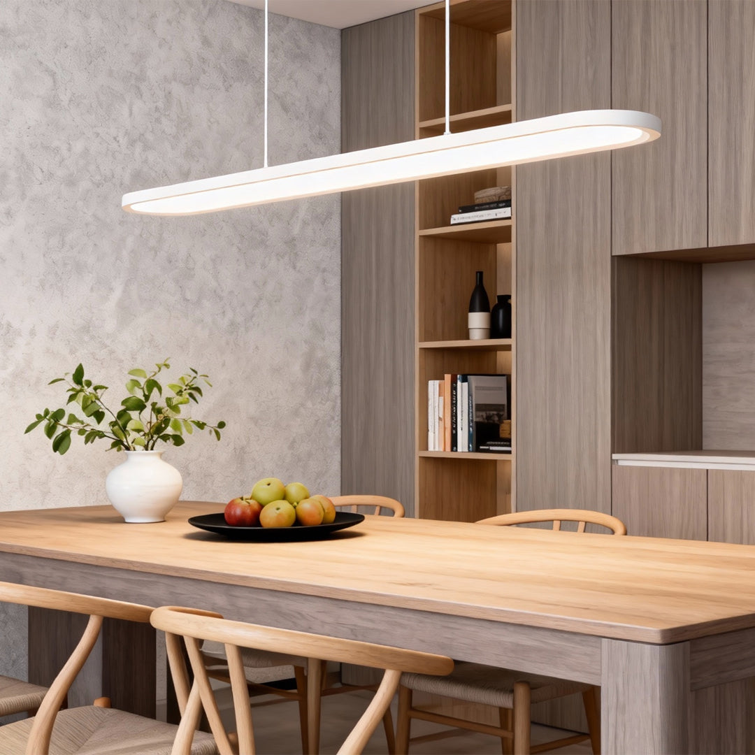 Black/White/Coffee Oval Shaped LED Modern Ceiling Lights Pendant Lights