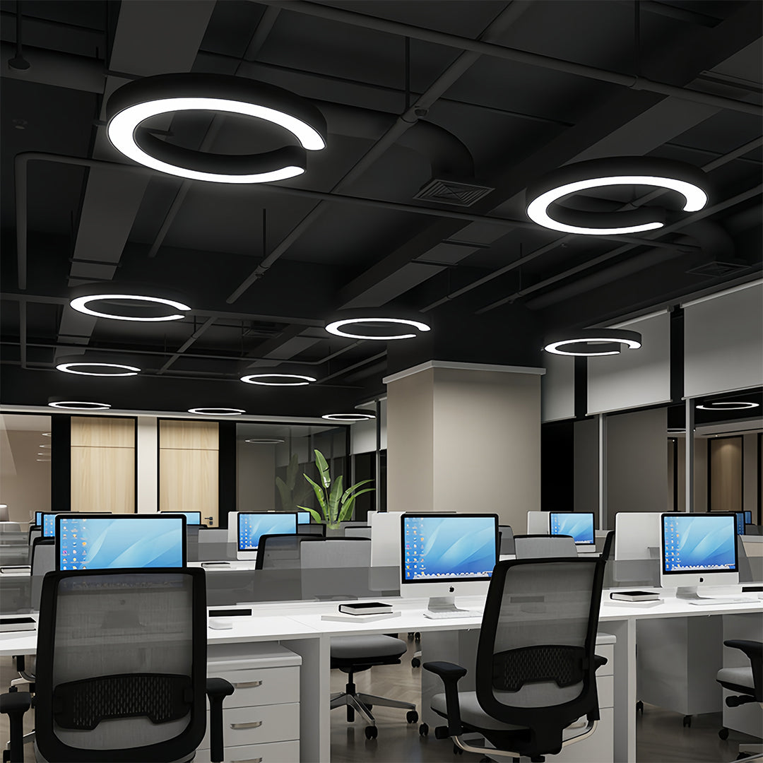 Geometric Pendant Light Iron Frame and Acrylic Ceiling Light