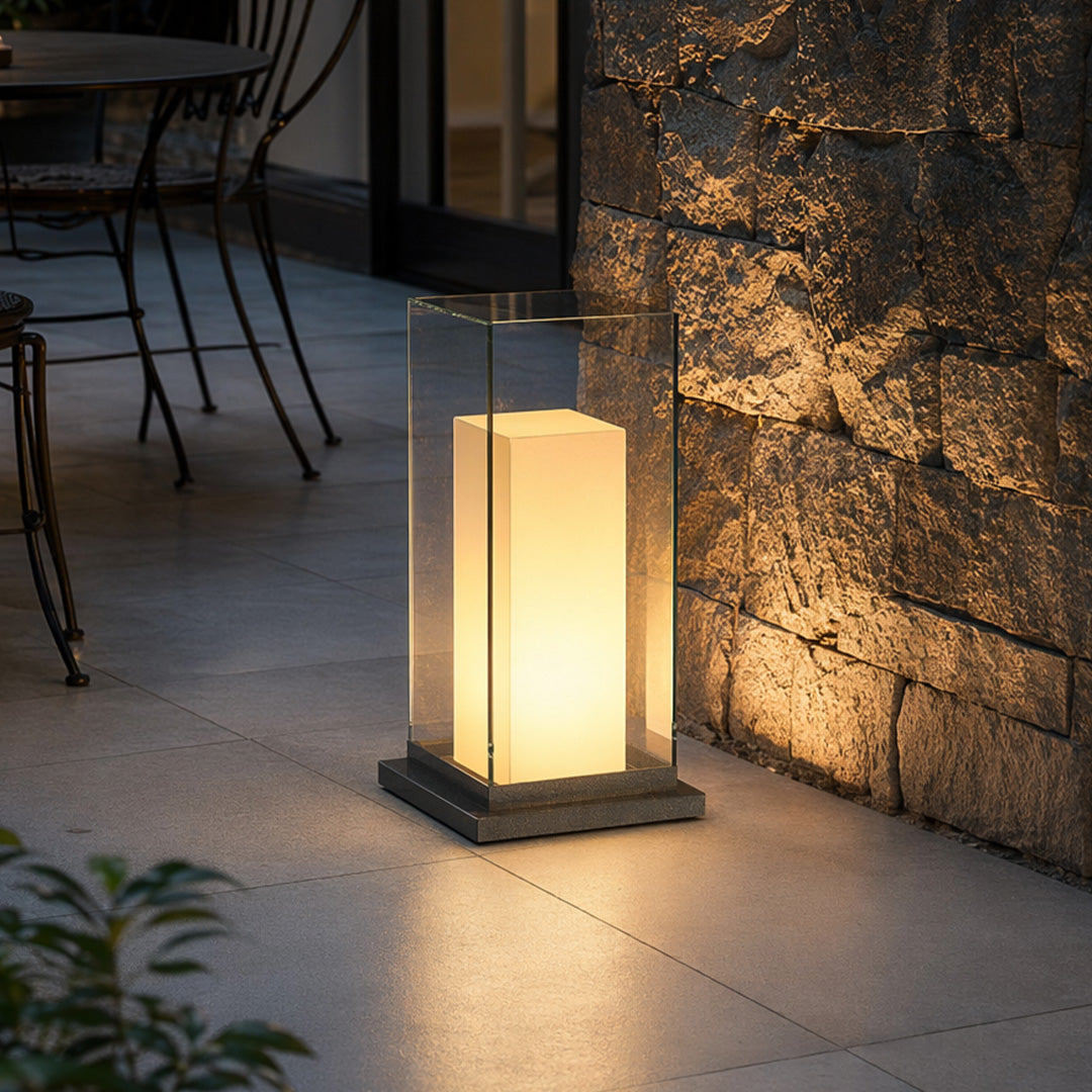 Quare Bollard Light Fixture Outdoor LED Landscape Light