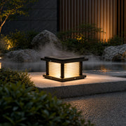 Solar Pillar Lights Modern Outdoor Waterproof Column Lamp