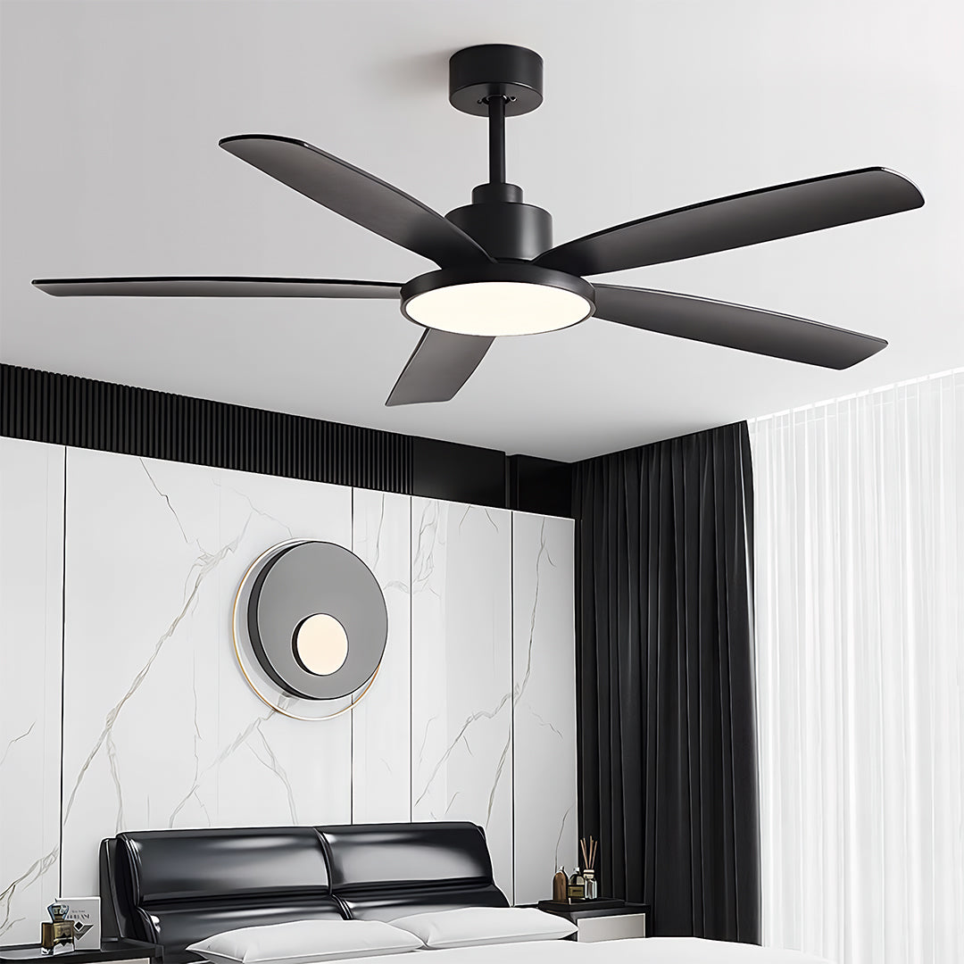 Ceiling Fans with 5 Lights Nordic Style Chandelier Look Fan Lamp