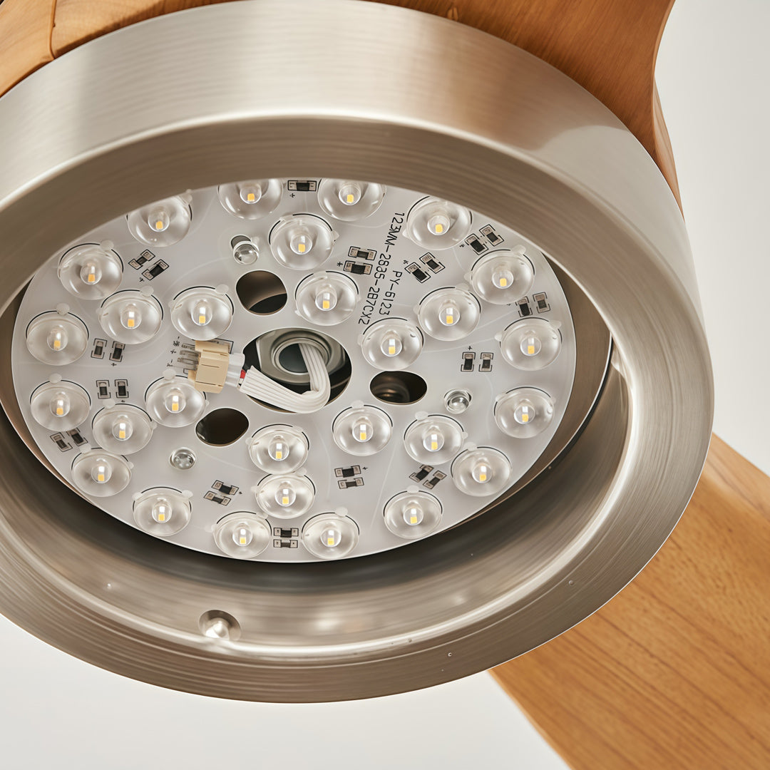 Contemporary Ceiling Fan with Light LED Remote Control Ceiling Fans