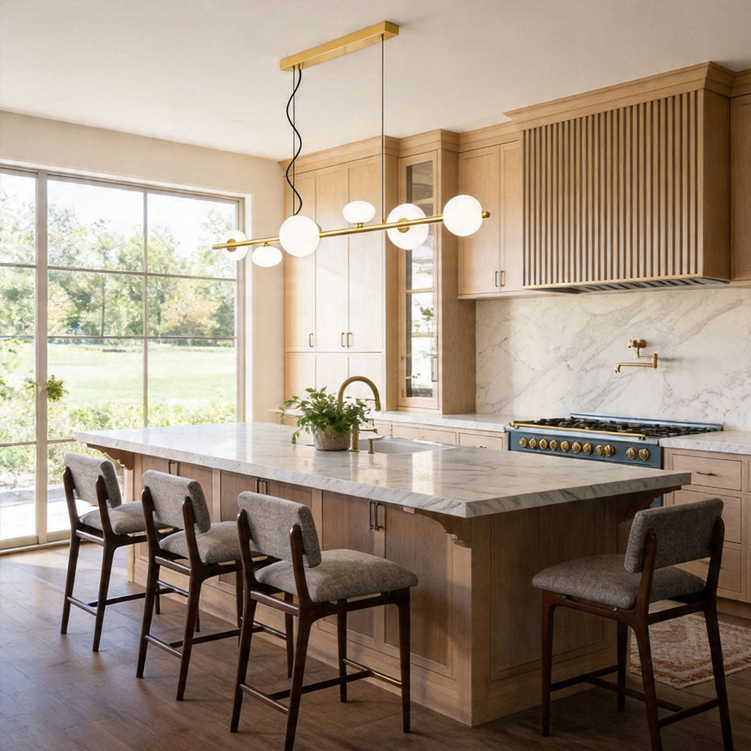 Linear Modern Chandelier Minimalist Creative Ceiling Light