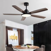 Ceiling Fans with 5 Lights Nordic Style Chandelier Look Fan Lamp