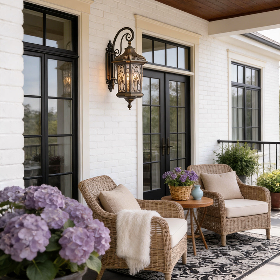 Outdoor Lantern Wall European-Style Sconce Garden Light