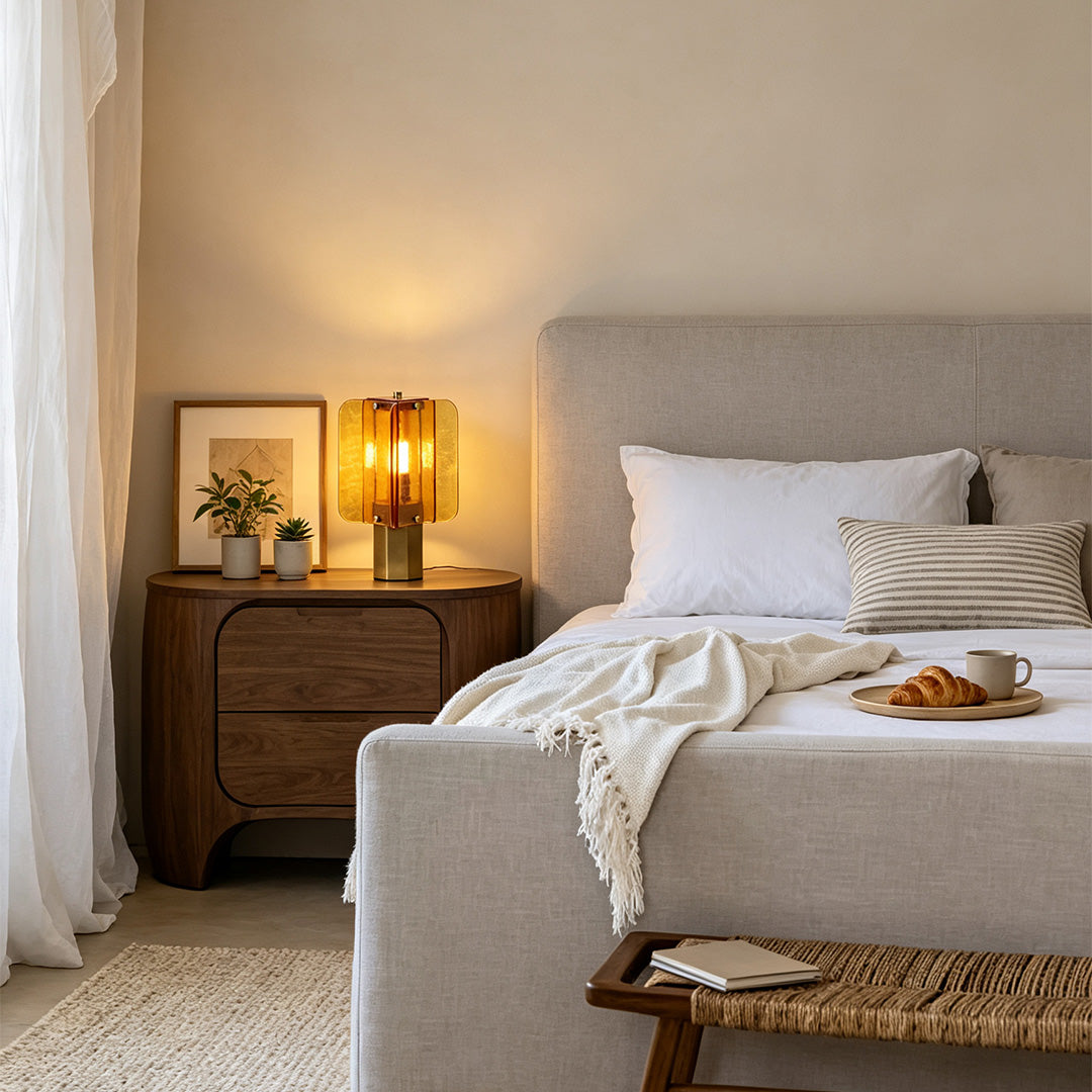 Italian Table Lamps Vintage Bedside Decorative Lamp