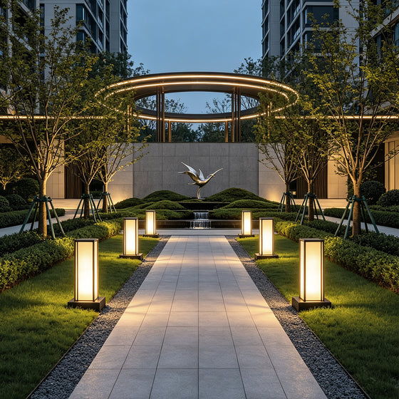 Outdoor Bollard Garden Lights Waterproof Landscape Light
