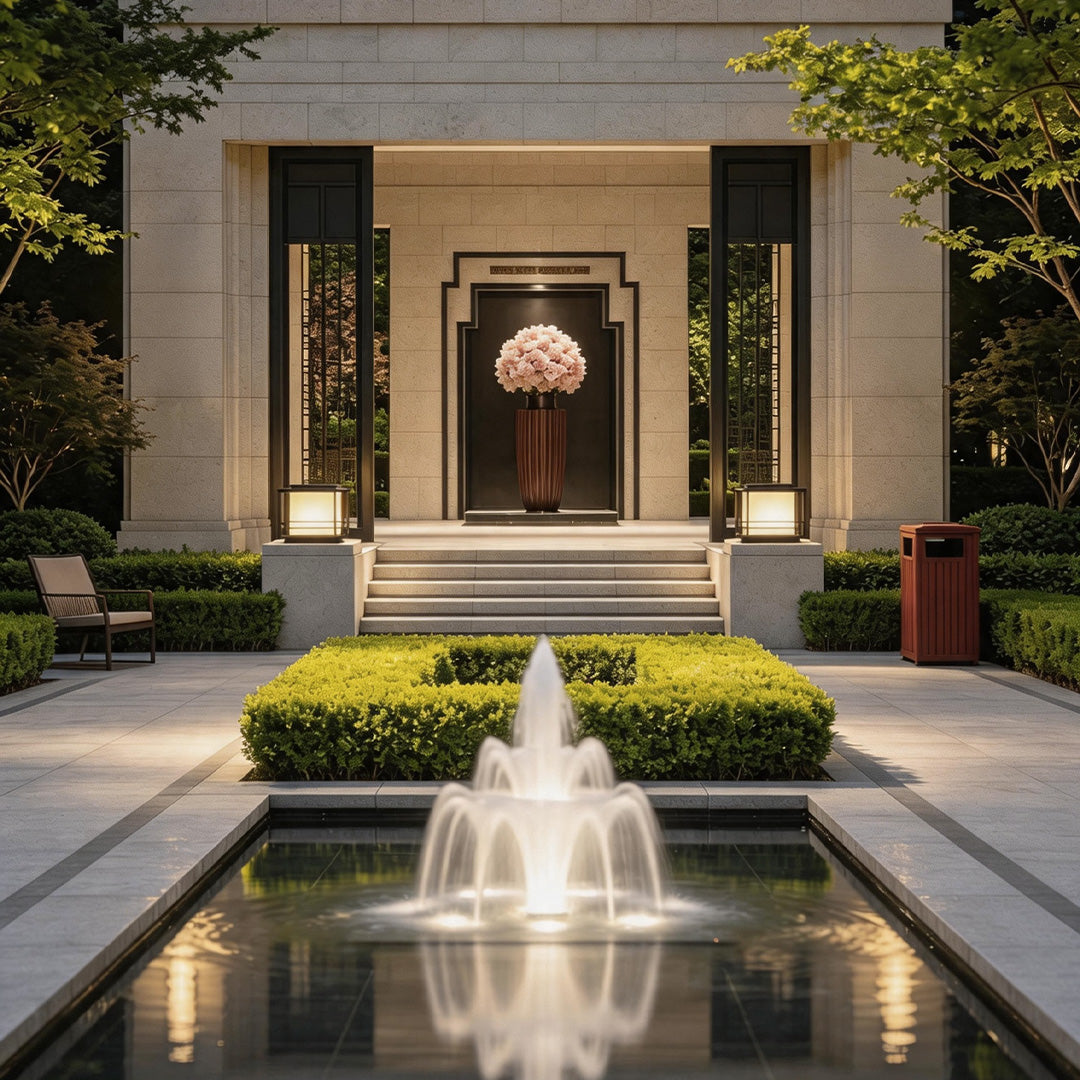 Driveway Pillar Lights Modern Courtyard Outdoor Light
