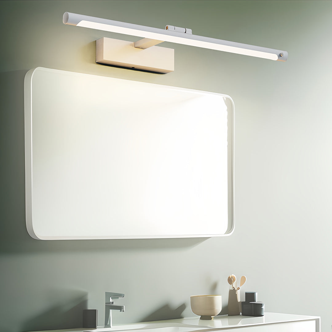 Modern Bathroom Vanity Light Minimalist White Acrylic Linear Light