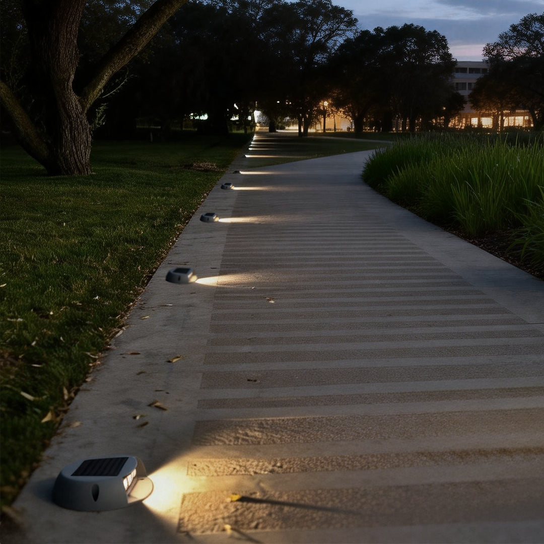 LED Deck Pathway Lighting Embedded Solar Landscape Light