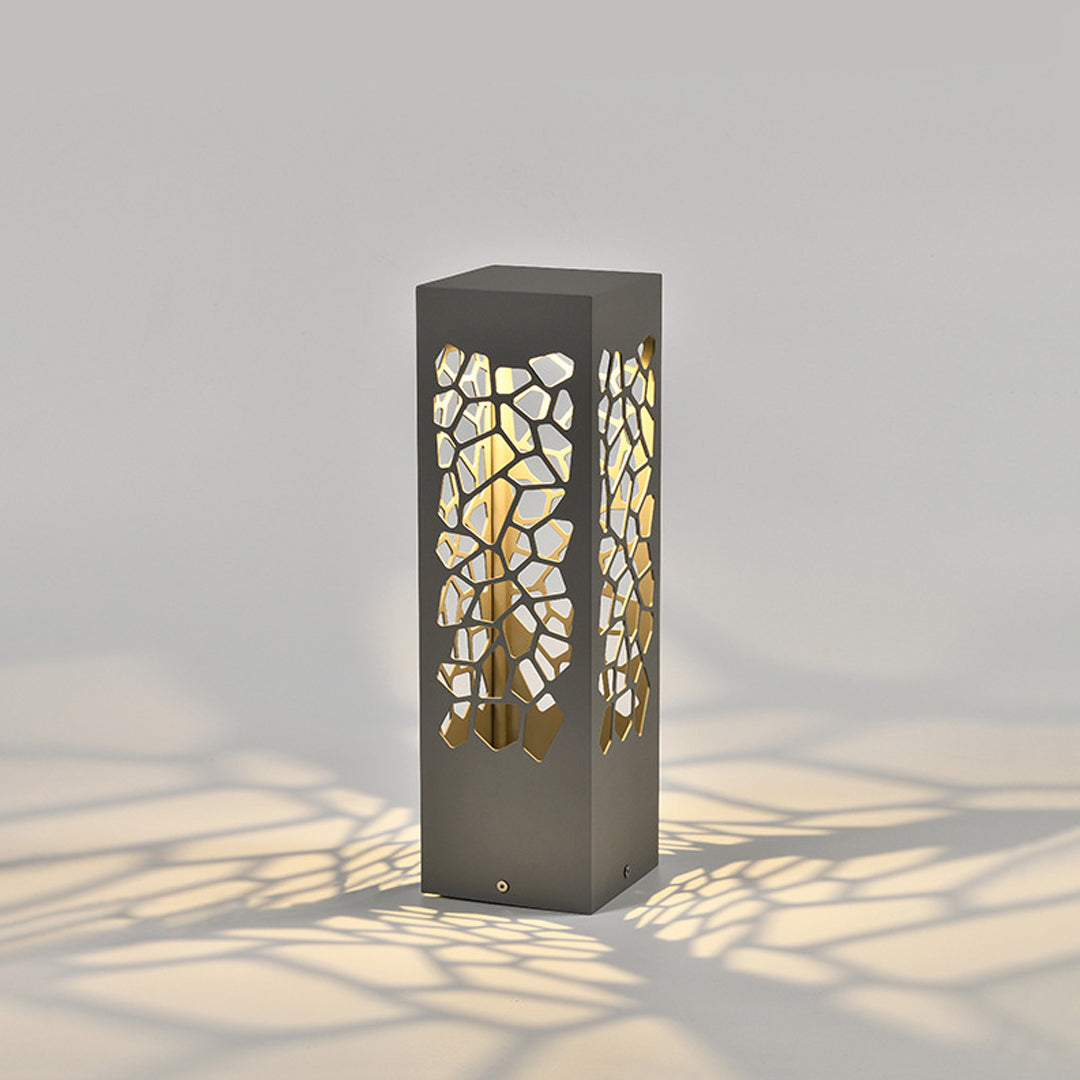 Outdoor LED Landscape Lights Waterproof Garden Hollow Bollard Light