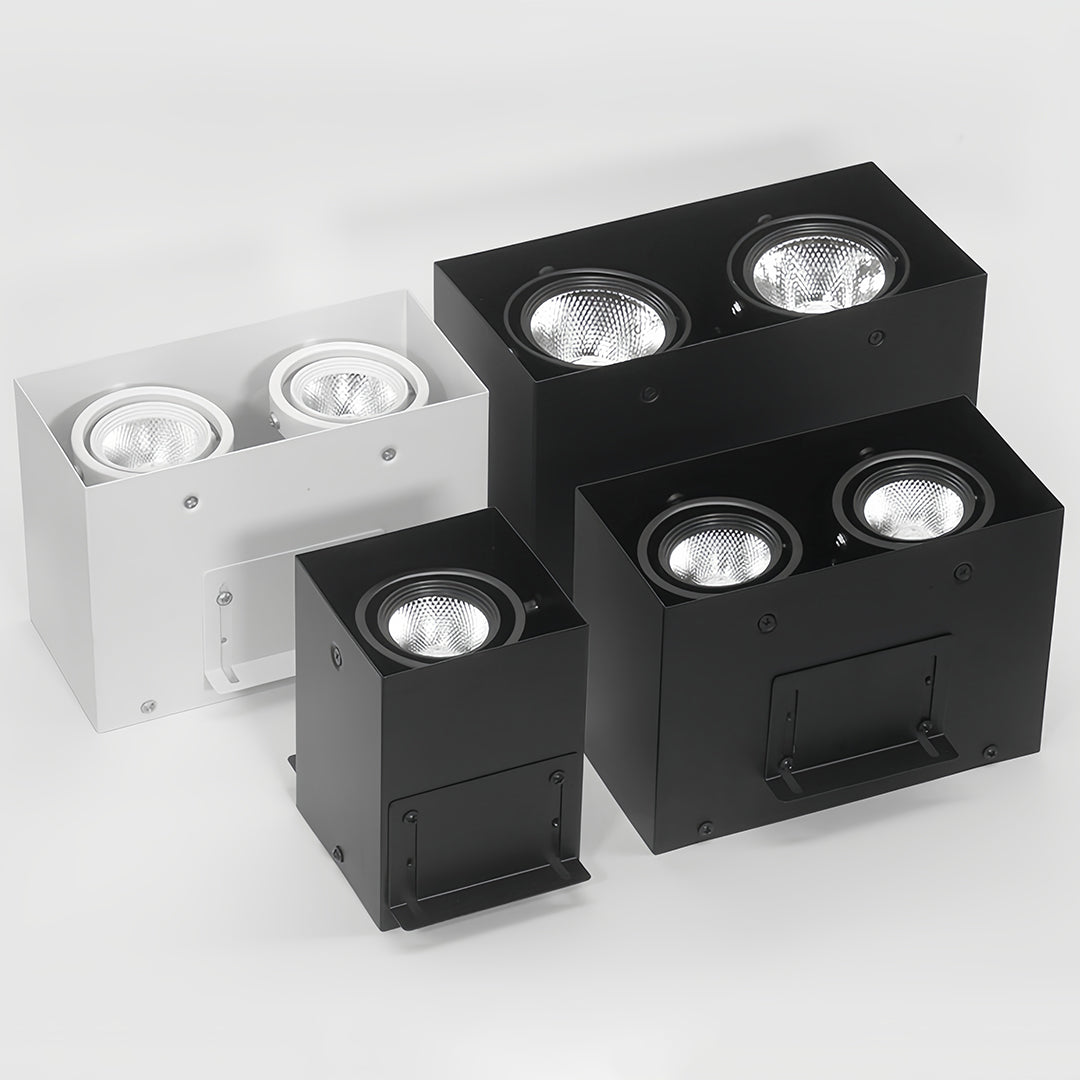 Square Recessed Downlights Modern Grille Recessed Ceiling Lights