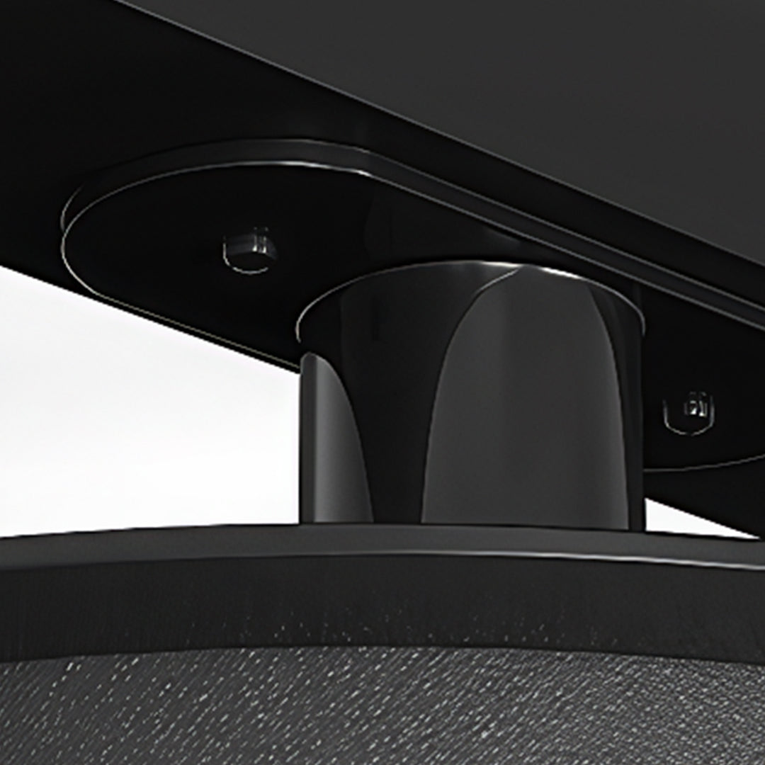 Contemporary Semi Flush Mount Lighting Dual LED Strip Rotating Ceiling Light